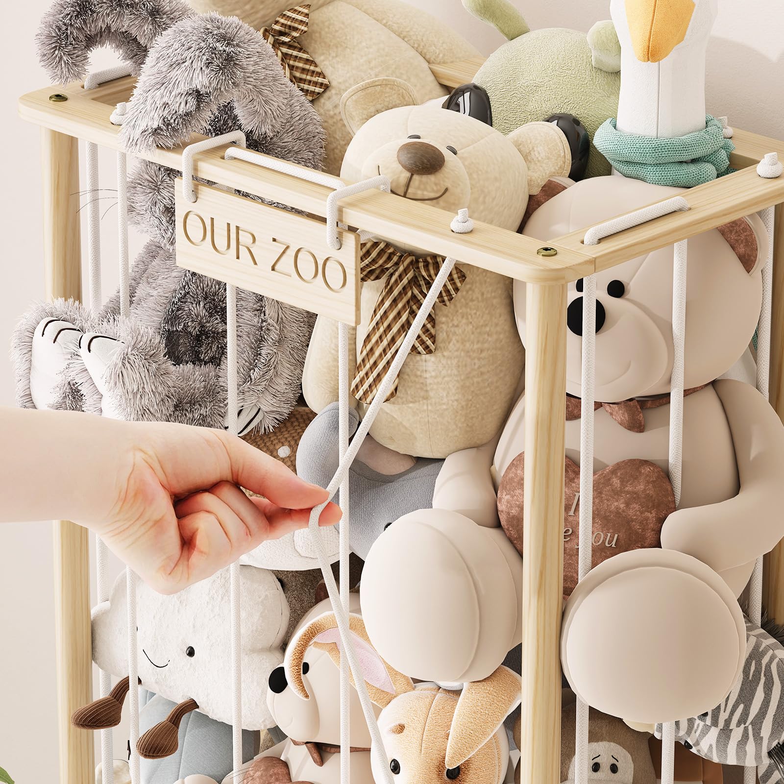 EXPERLAM open-frame design encouraging kids to organize
