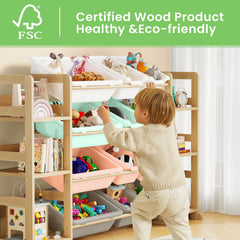 EXPERLAM toy storage bin varieties close-up demonstrates four large and eight small bins