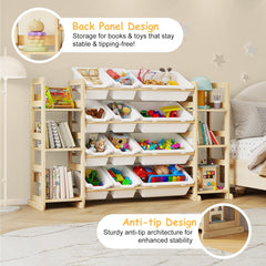 EXPERLAM toy storage with rounded corners for child safety and comfort.