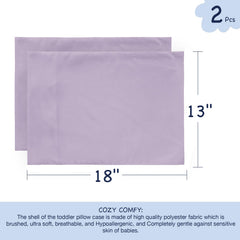 EXQ Home envelope-closure pillowcase closeup emphasizing easy insertion and dual-sided front.