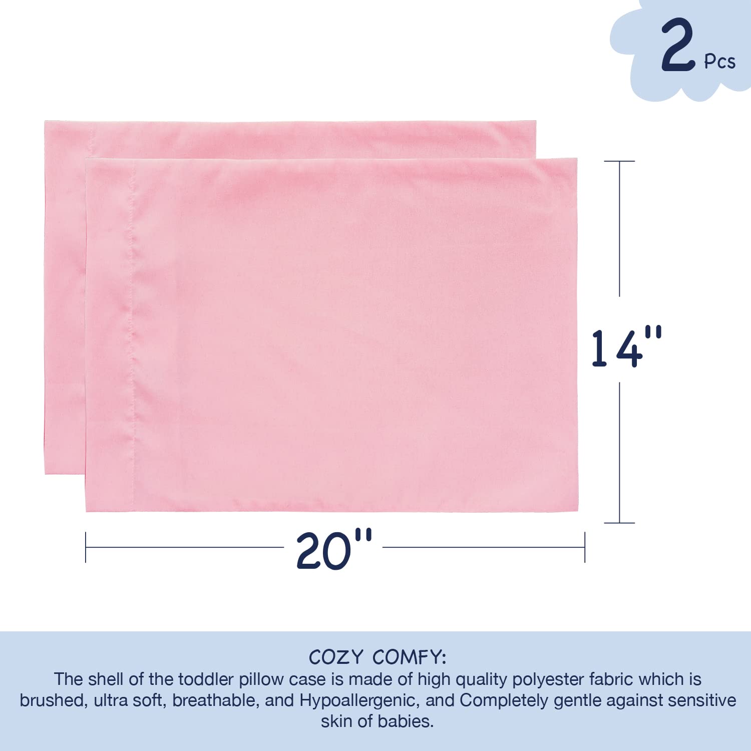 EXQ Home kids nap time pillowcase set ready for bedtime routines