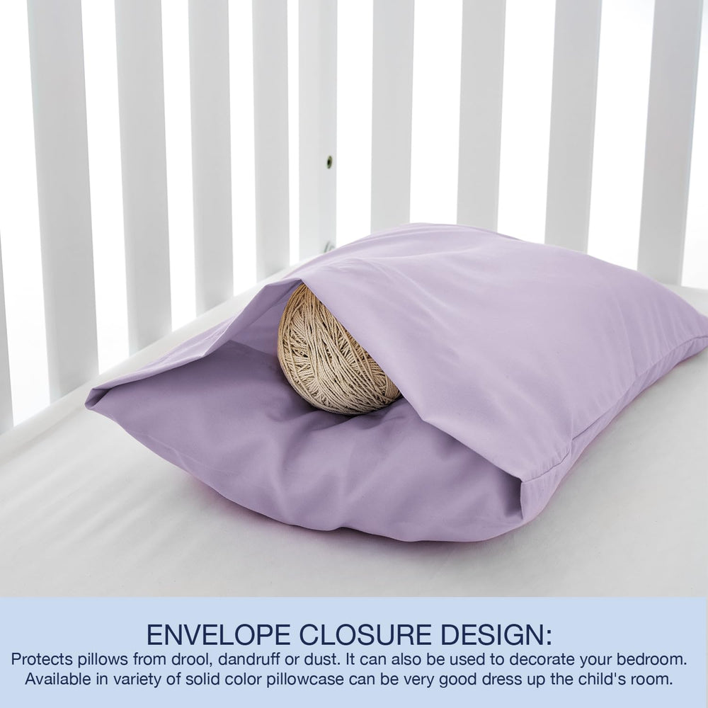 EXQ Home pillowcase branding corner tag highlights product branding on fabric edge.