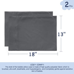 EXQ Home pillowcase with envelope closure protects pillows without zippers.