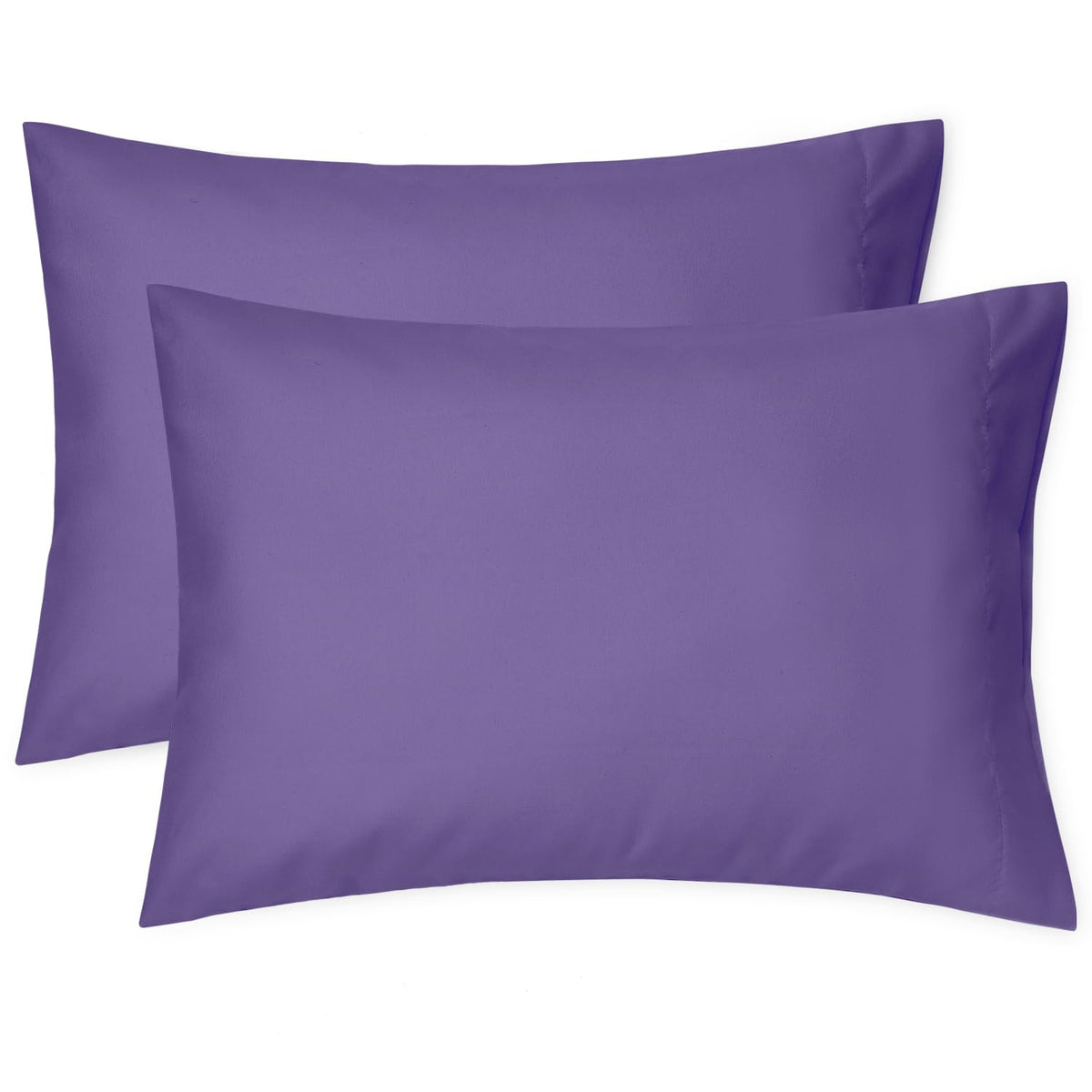 EXQ Home toddler pillowcase 13x18 deep purple with soft microfiber for travel comfort.