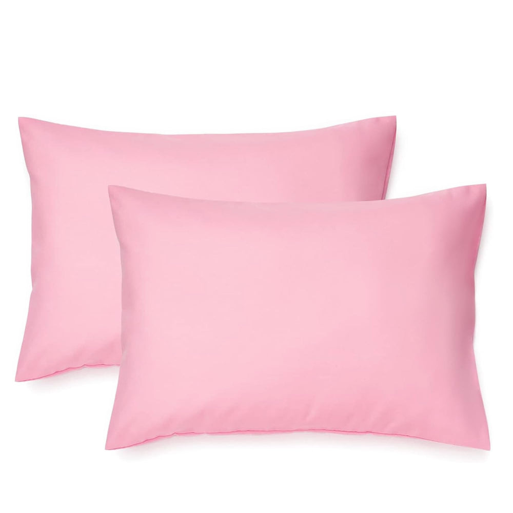 EXQ Home toddler pillowcase pink zipper keeps pillow secure during travel