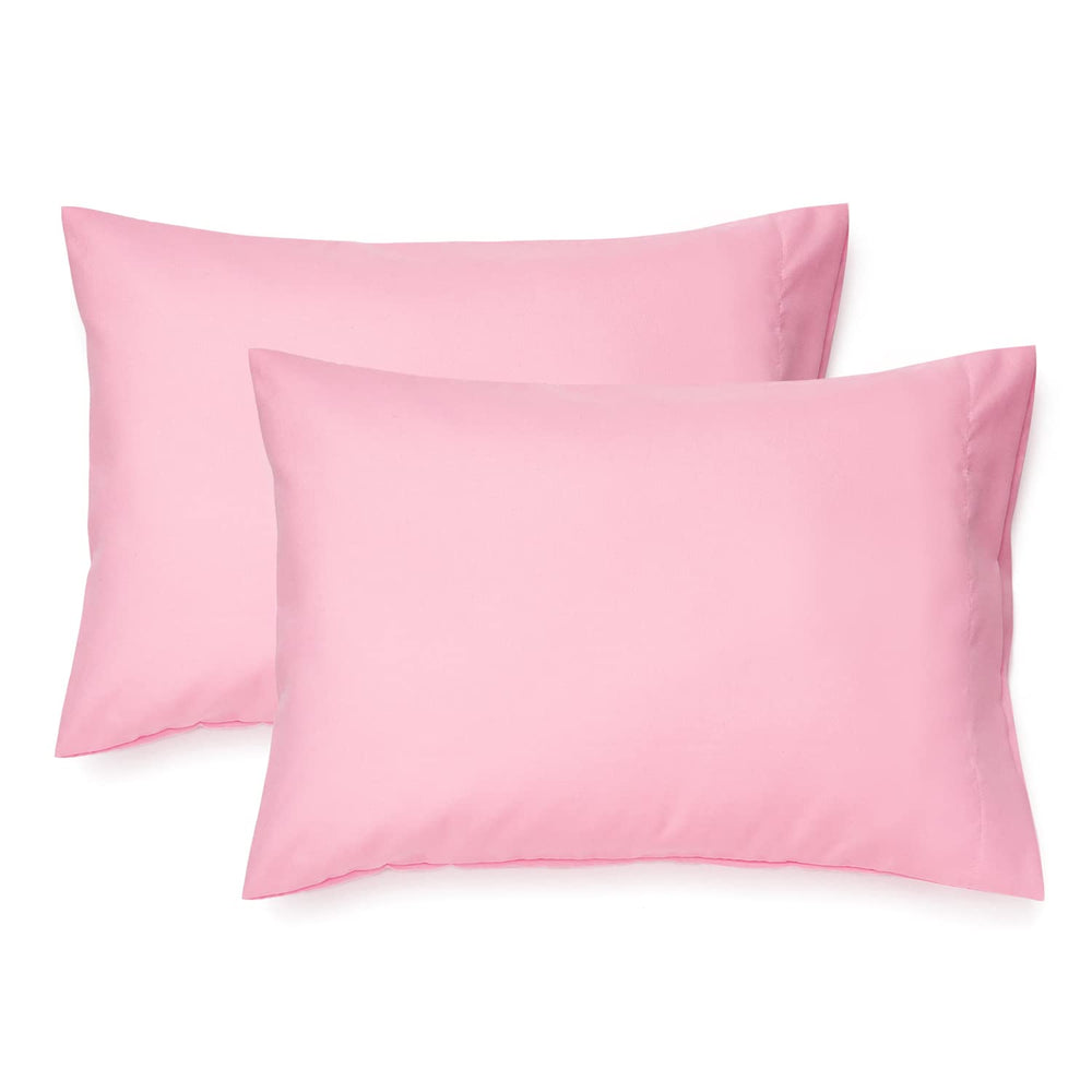 EXQ Home toddler pillowcases pink close-up of soft fabric for cozy naps.