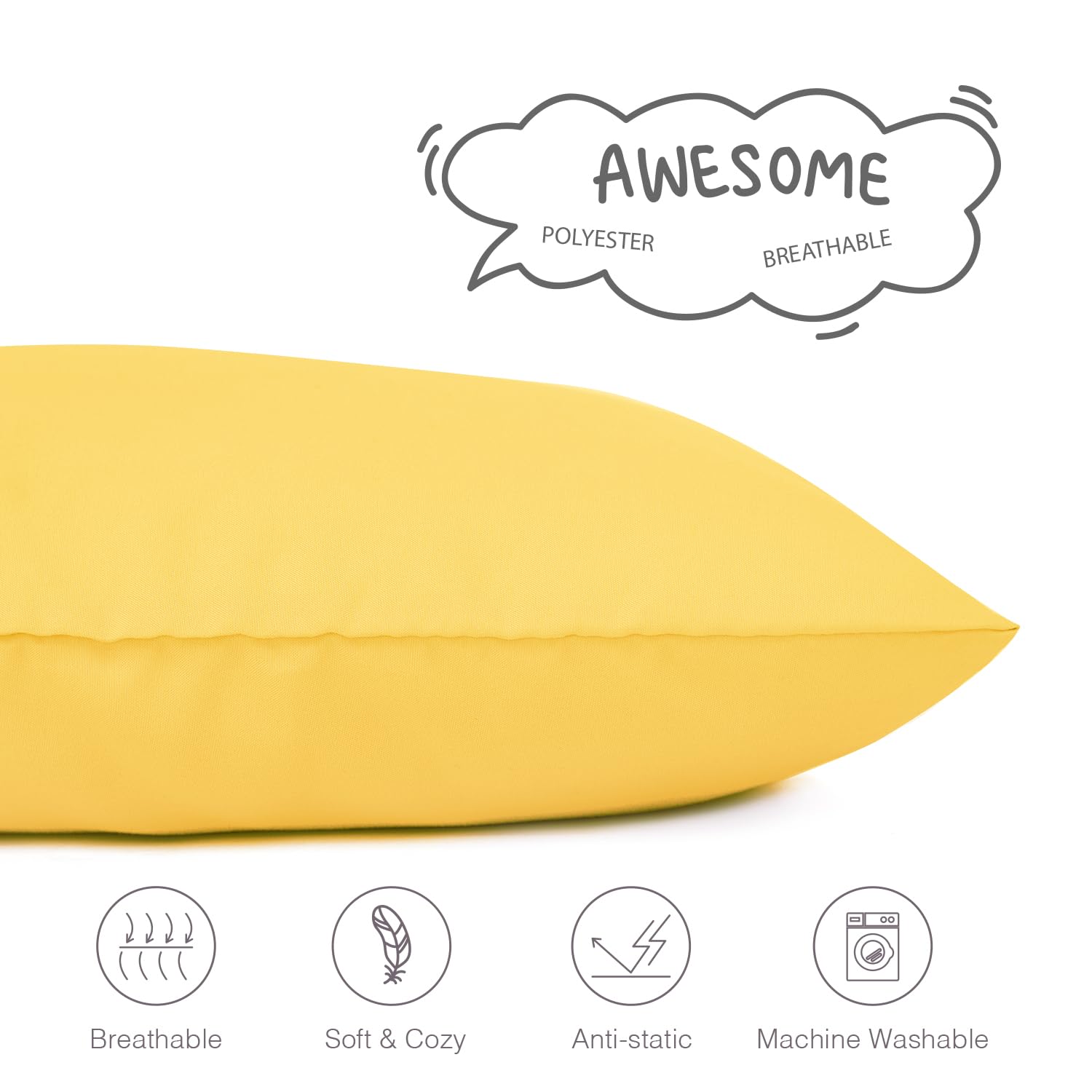 EXQ Home soft microfiber close-up shows gentle touch for kids.