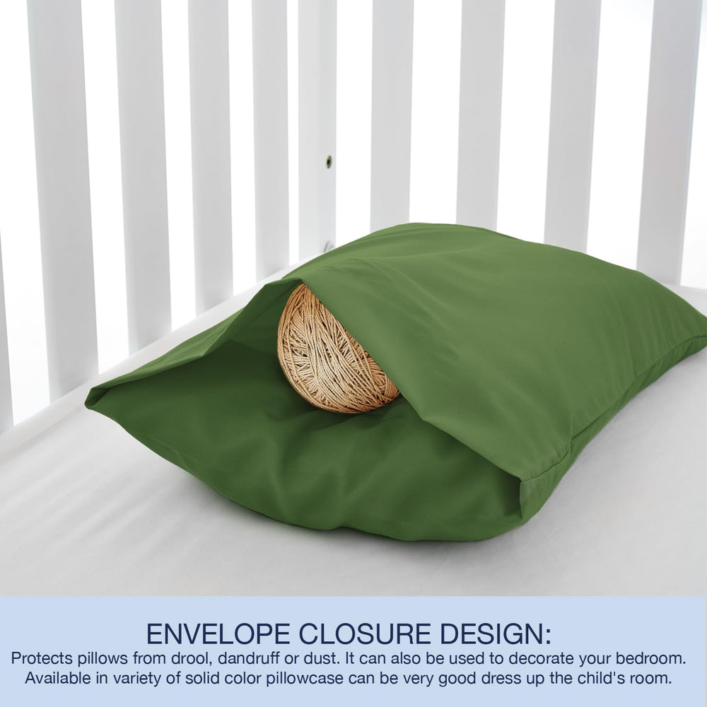 EXQ Home two-pack pillowcases for kids, durable and repeatable washes.