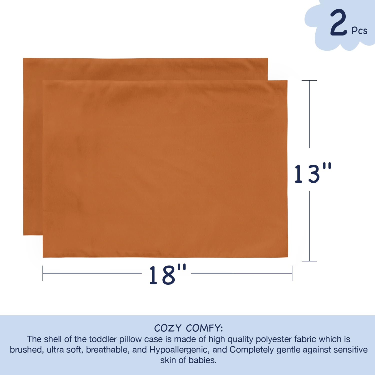 EXQ Home umber-toned travel set image showcases cozy, kid-friendly sleep solution.