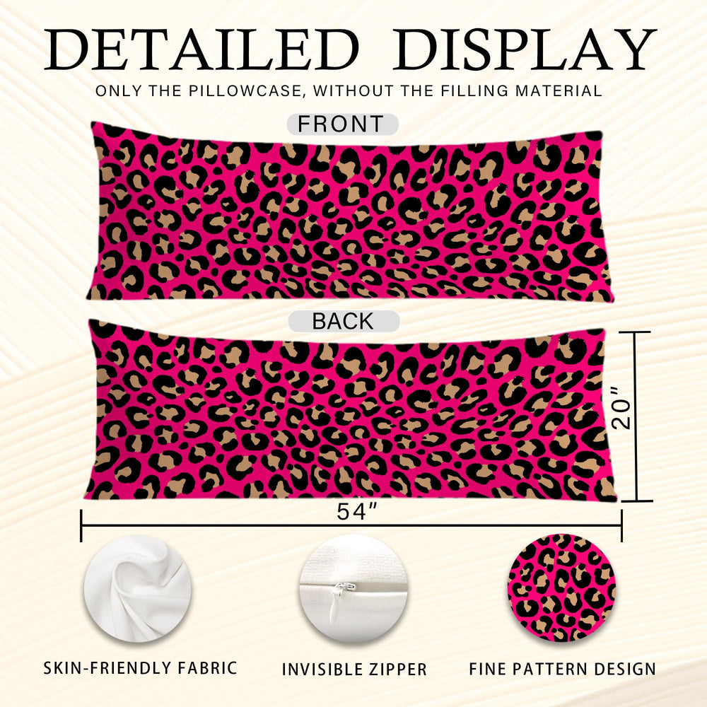 Exqcom pink leopard pattern styled in a cozy bedroom for vibrant accents