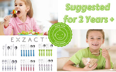 Exzact flatware with mirror-polished stainless steel finish is durable and easy to clean