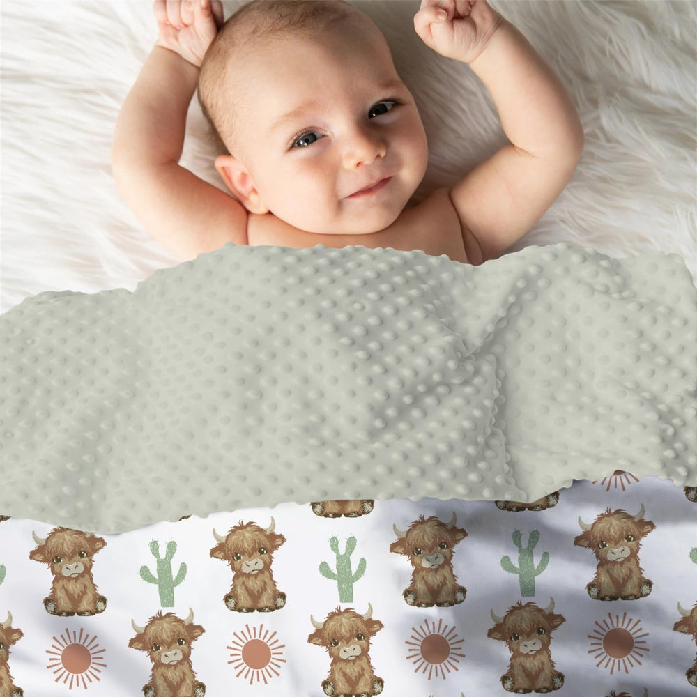 EyMzcod Mink Baby Blanket Animal Lover print brightens stroller outings with warmth.