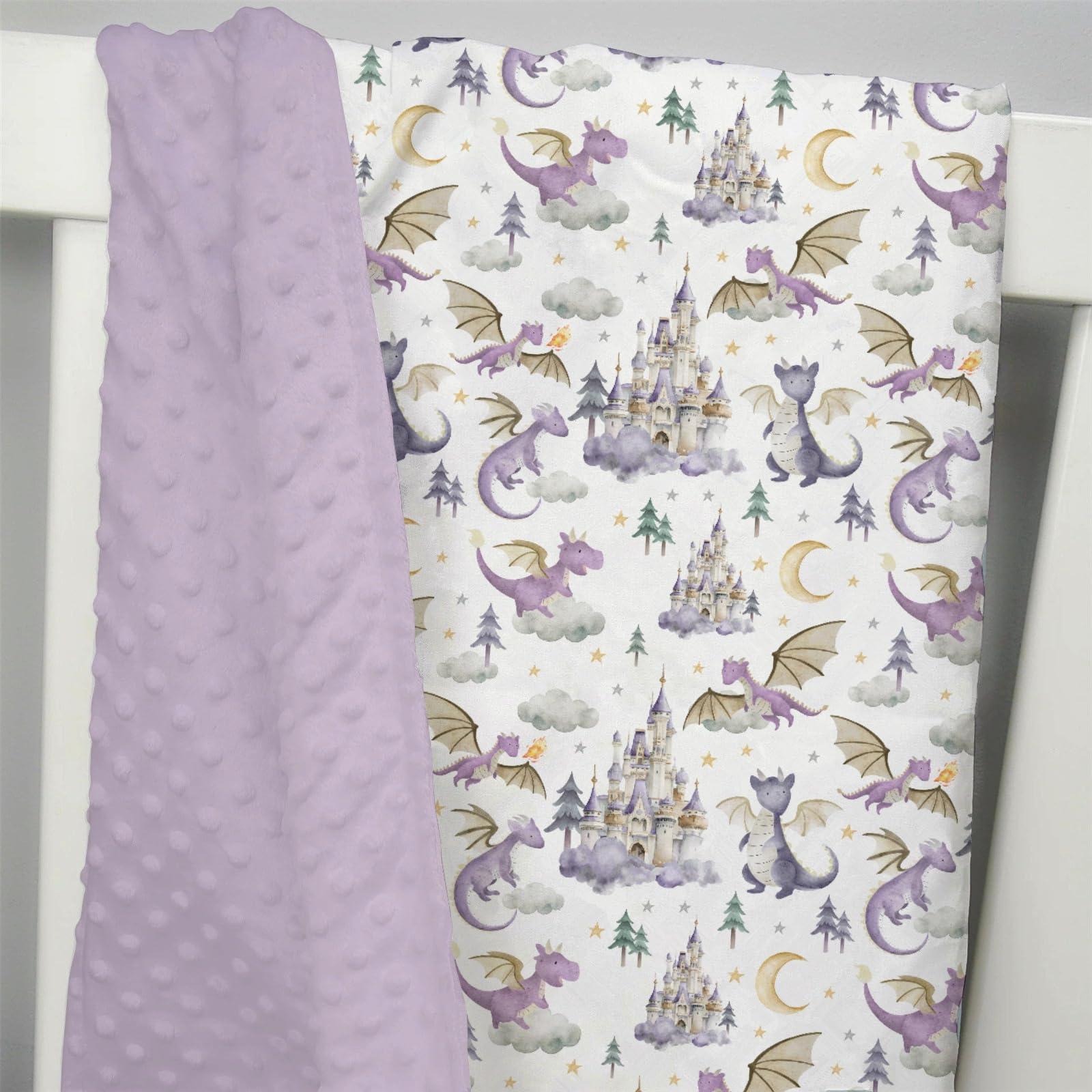 EyMzcod Mink baby blanket enhances nursery ambiance and cozy naptimes.