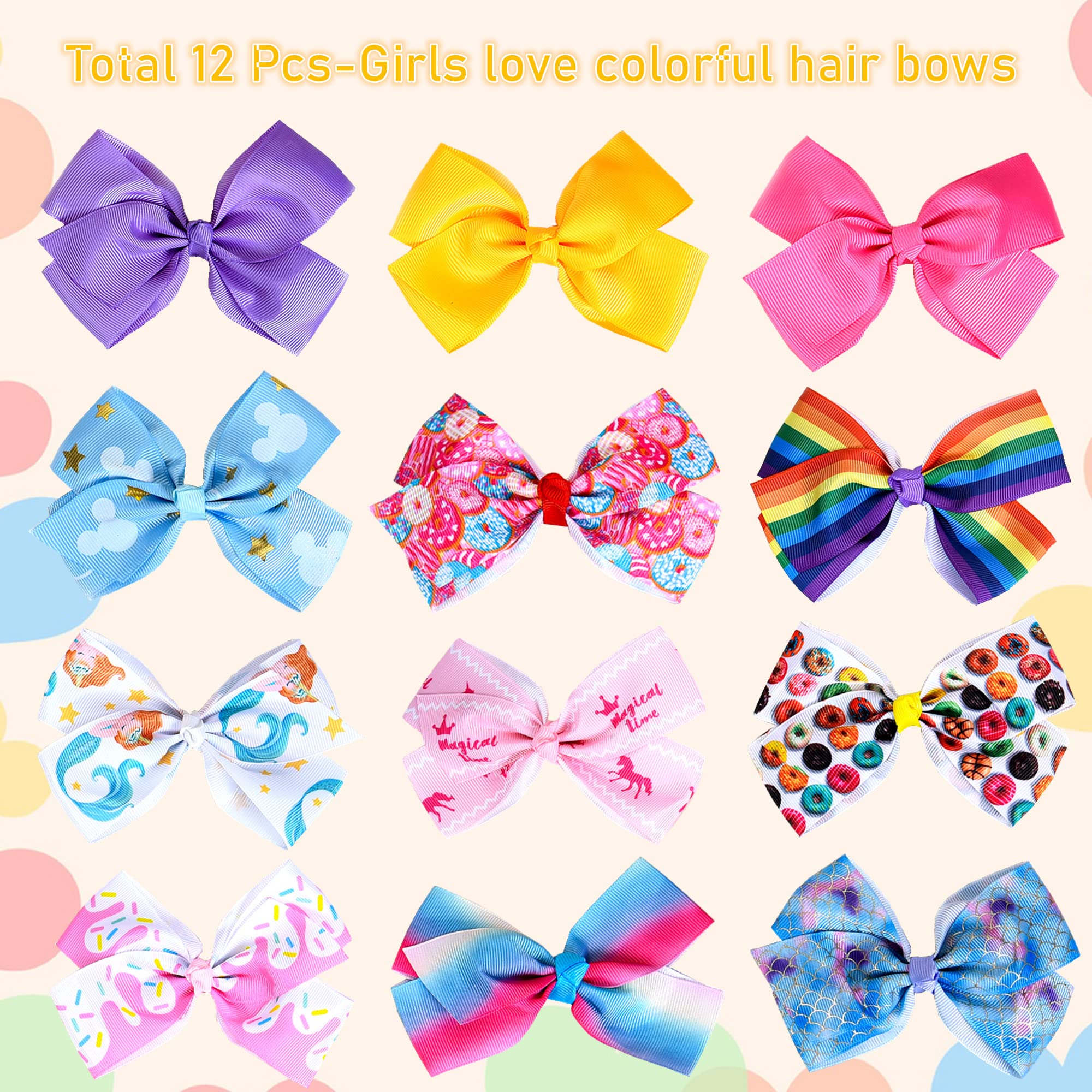 Eyegla solid-pink bow clip delivers cute charm with secure all-day hold