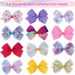 Close-up: Eyegla 5-inch bows on sturdy metal clips.