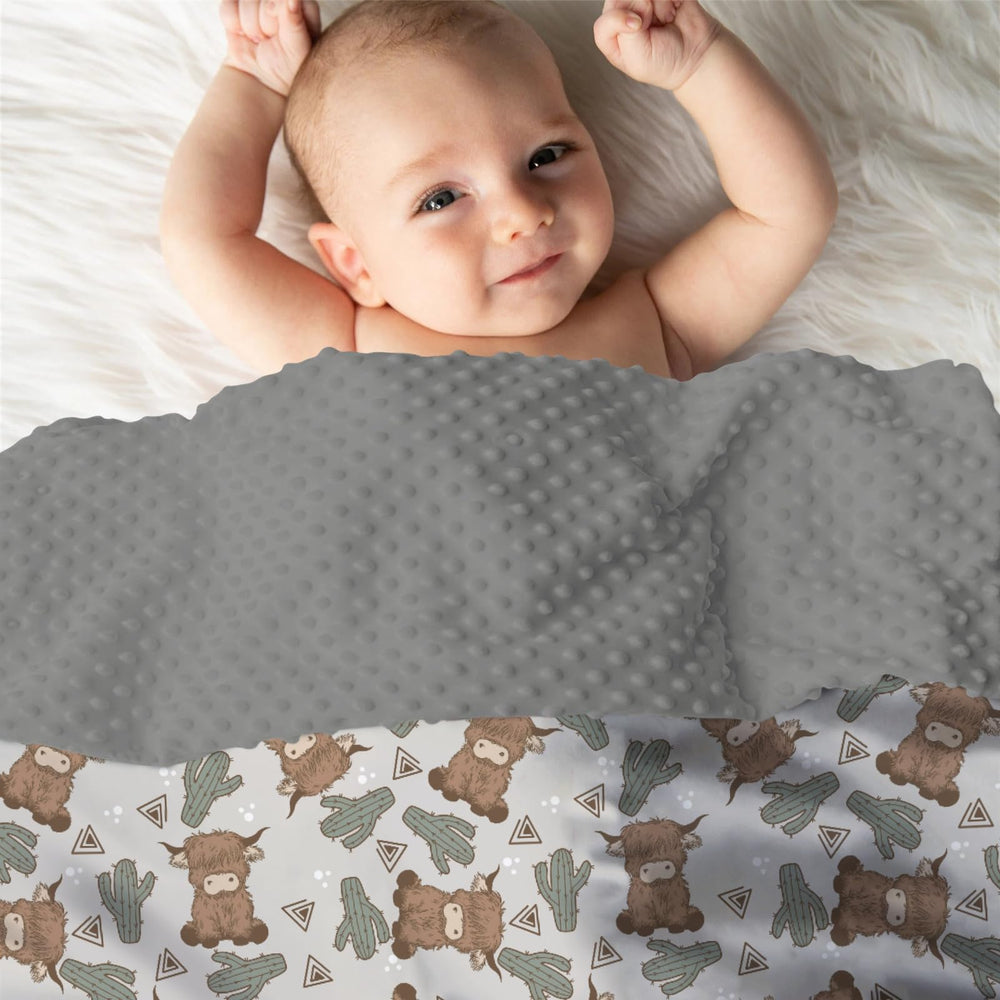 EyMzcod Mink Baby Blanket easy-care machine wash friendly.