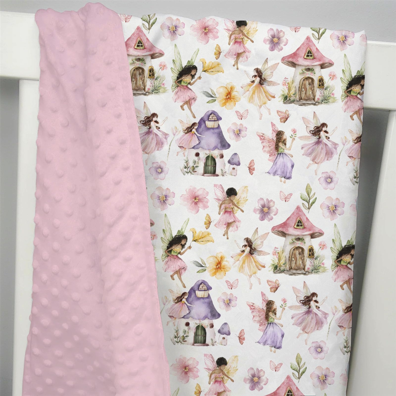 EyMzcod mink blanket for crib use supports year-round comfort.