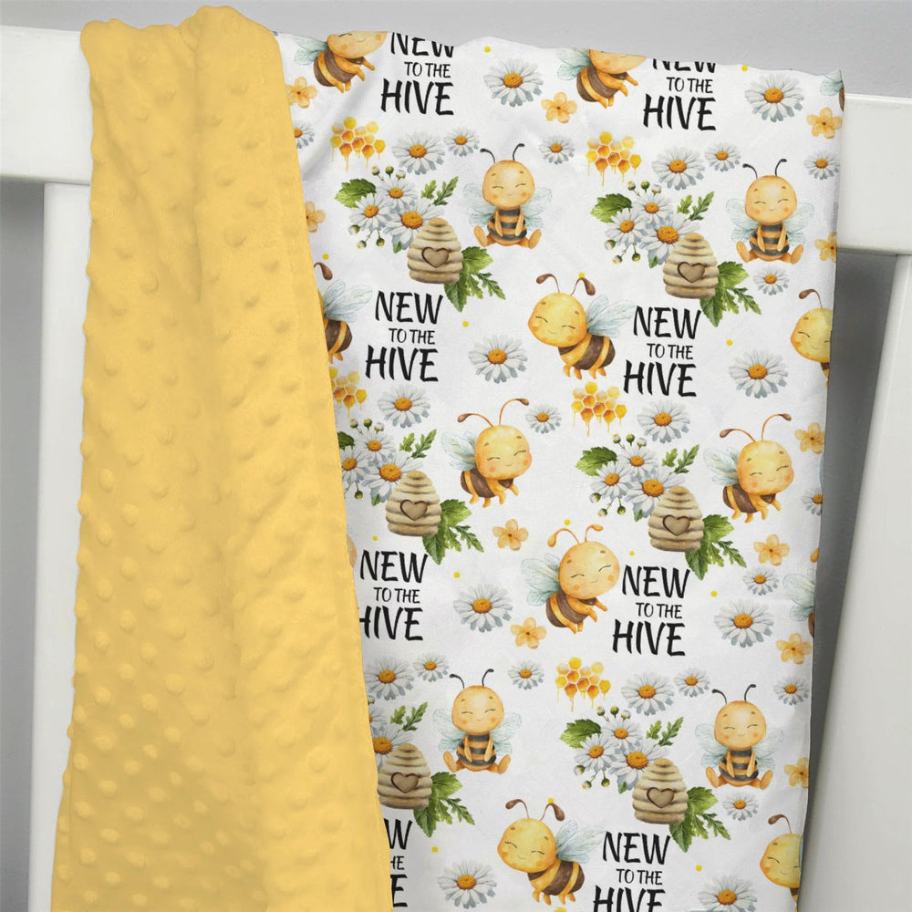 EyMzcod Mink Baby Blanket used in stroller, offering lightweight warmth on the go