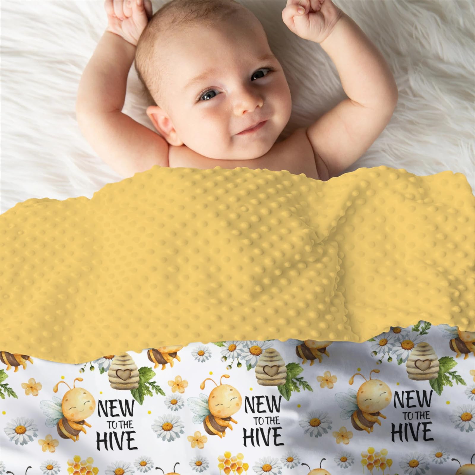EyMzcod Mink Baby Blanket shown for winter warmth as a cozy layer