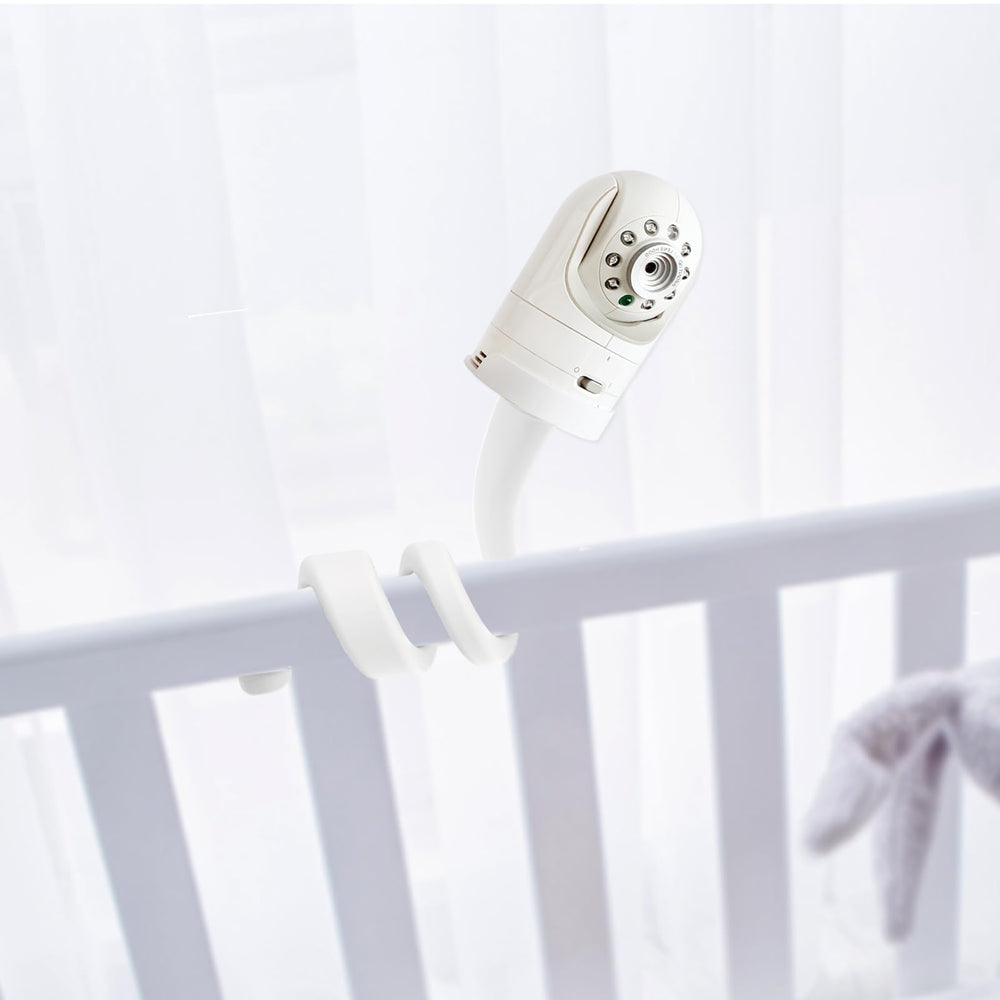 EYSAFT adjustable-arm baby monitor mount allows precise positioning