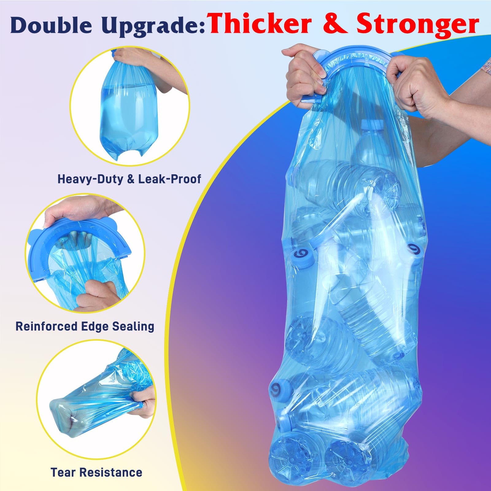 Eyssu extra-thick leakproof bag holds up to 12 lbs liquid