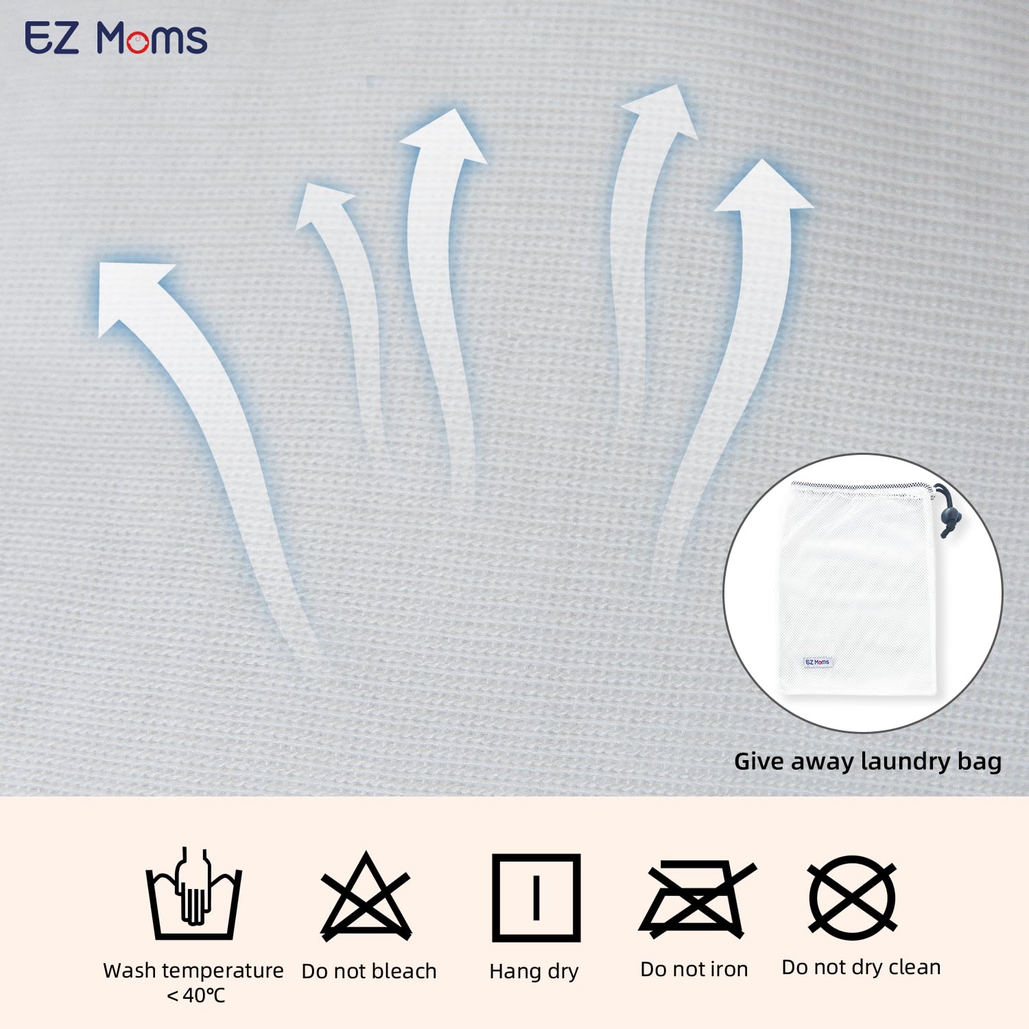 EZ Moms durable, machine-washable training pants ready for repeated washes