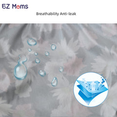EZ Moms leak-proof diaper cover provides waterproof protection.