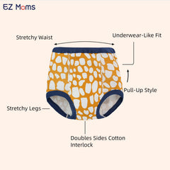 EZ Moms 100% cotton outer fabric close-up for breathable wear