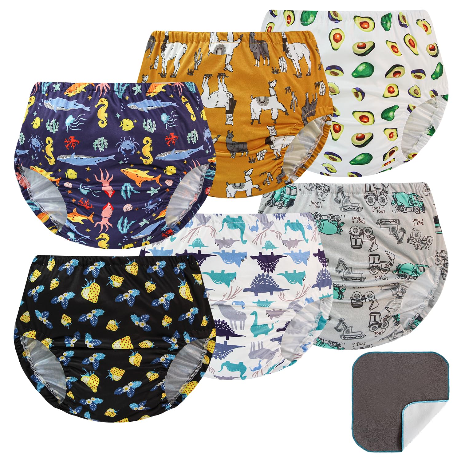 EZ Moms plastic underwear covers with toddler-fit offer comfortable potty training and leak protection.