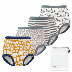 EZ Moms toddler potty-underwear pack shows multiple color options for kids
