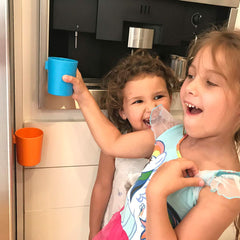 EZTOTZ EZCUP BPA-free plastic, magnets securely embedded for safe use.