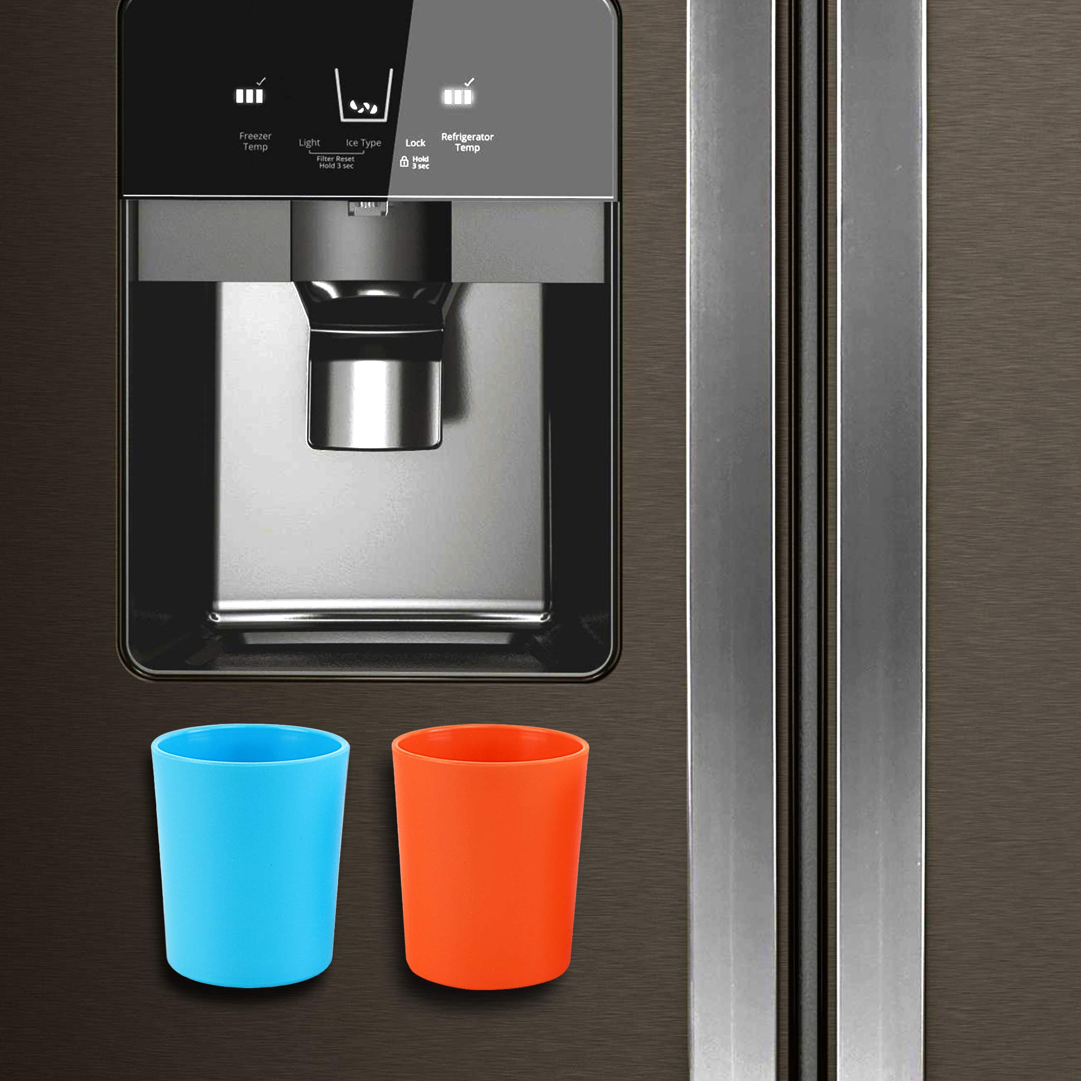 EZTOTZ EZCUP open-top toddler cup supports independent drinking with minimal spills.