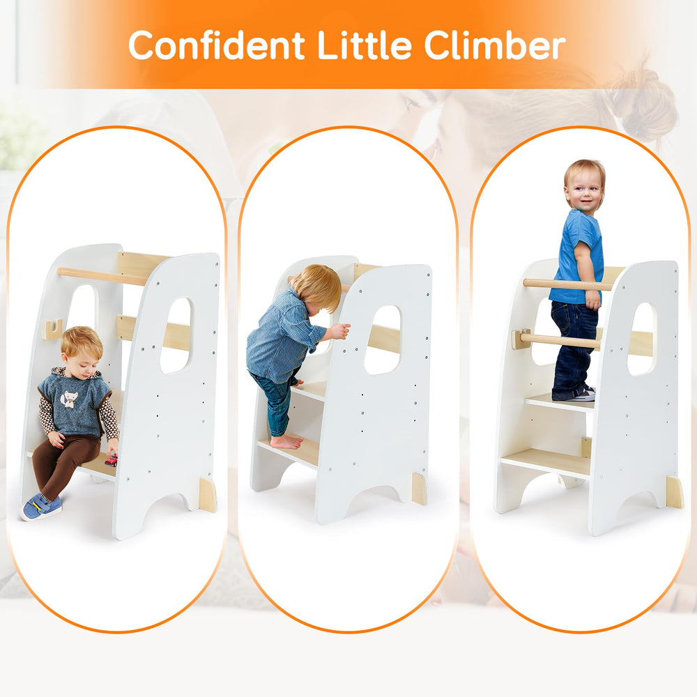 Ezebaby easy-clean, durable wood simplifies hygiene after meals and playtime