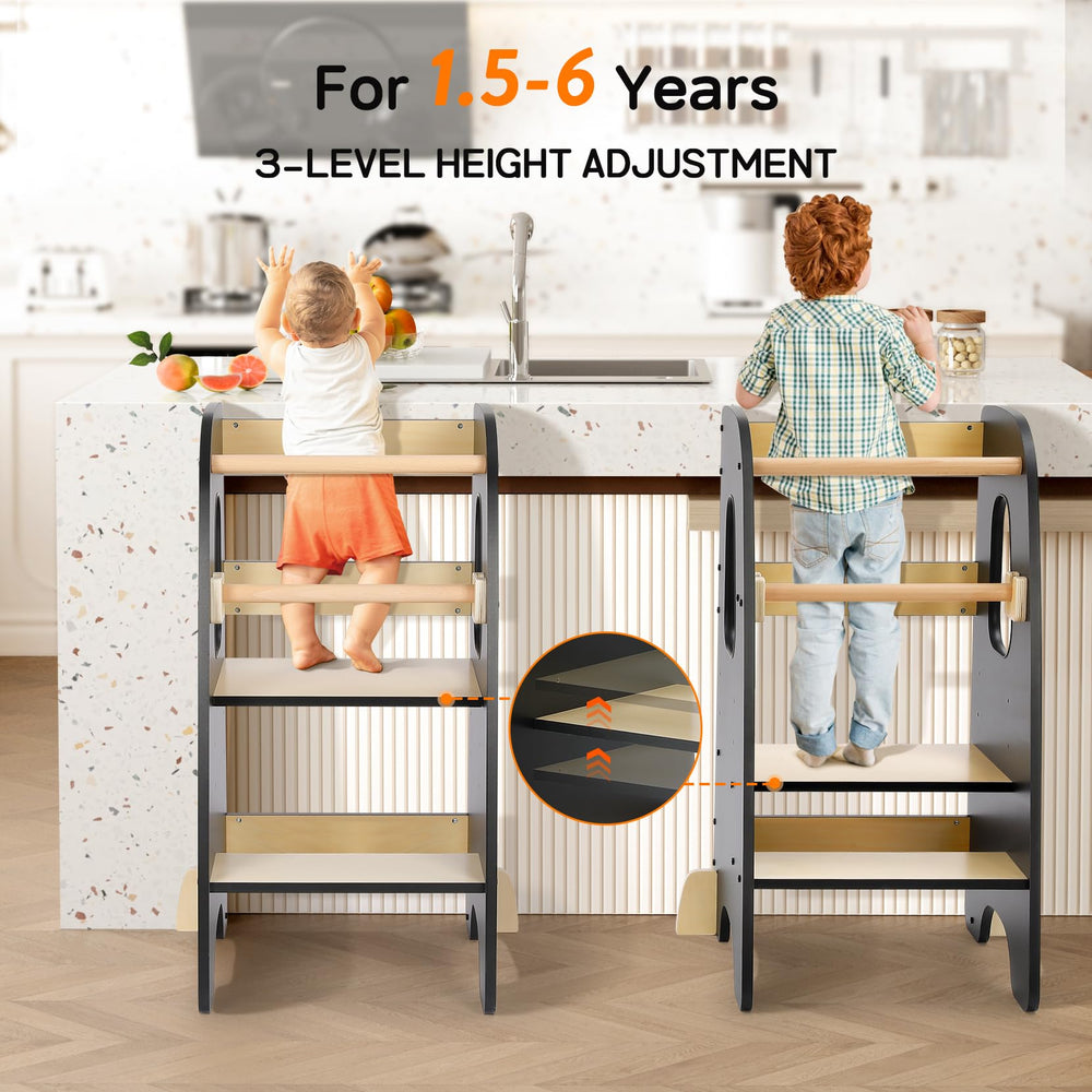 Ezebaby wide-base anti-tip design delivers maximum stability at all heights.