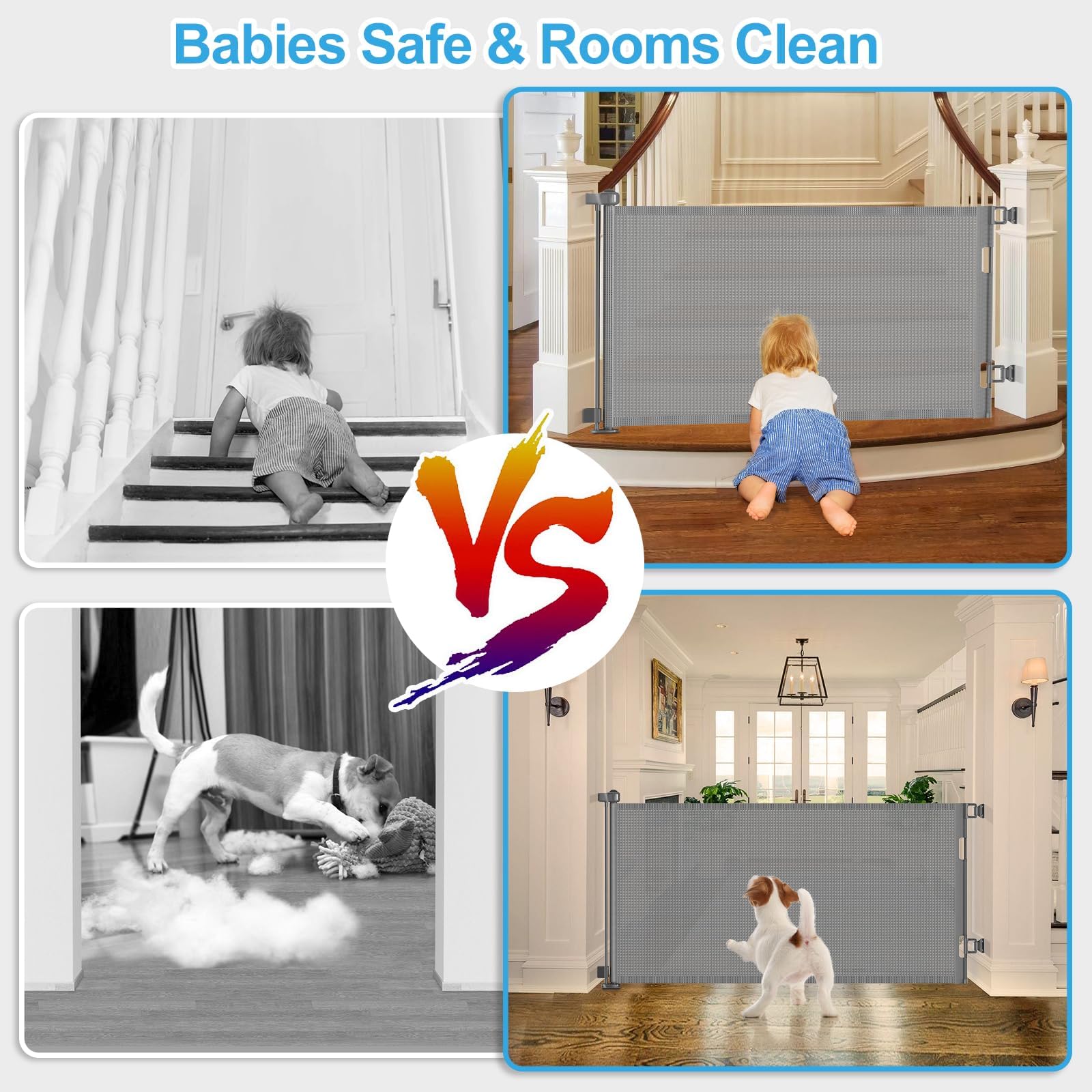 EZIGO durable mesh gate designed for daily use and easy cleaning.