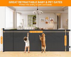 EZIGO extra tall 41-inch gate protecting a living space from kids and pets.