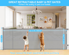 EZIGO extra-tall 41-inch gate shows tall height for kids and pets.