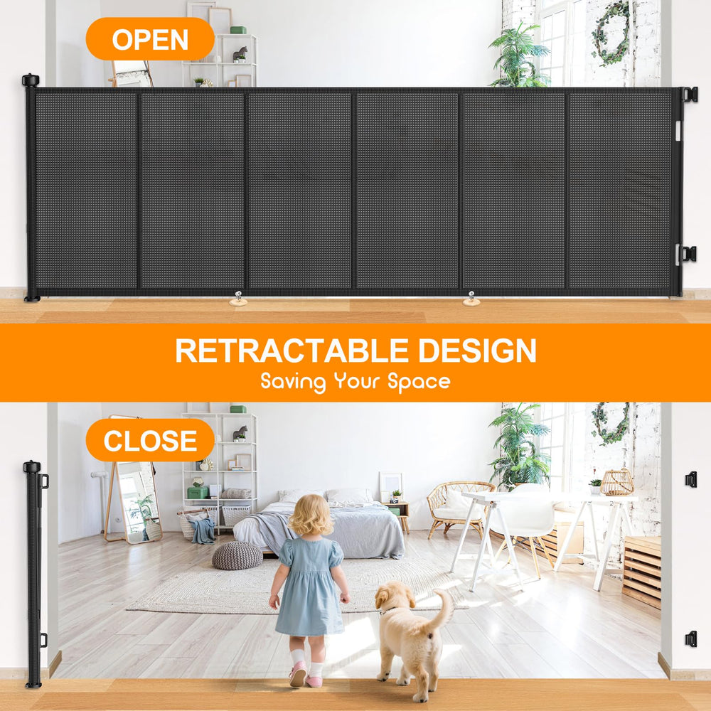 EZIGO indoor-outdoor gate suitable for wide openings and versatile layouts.