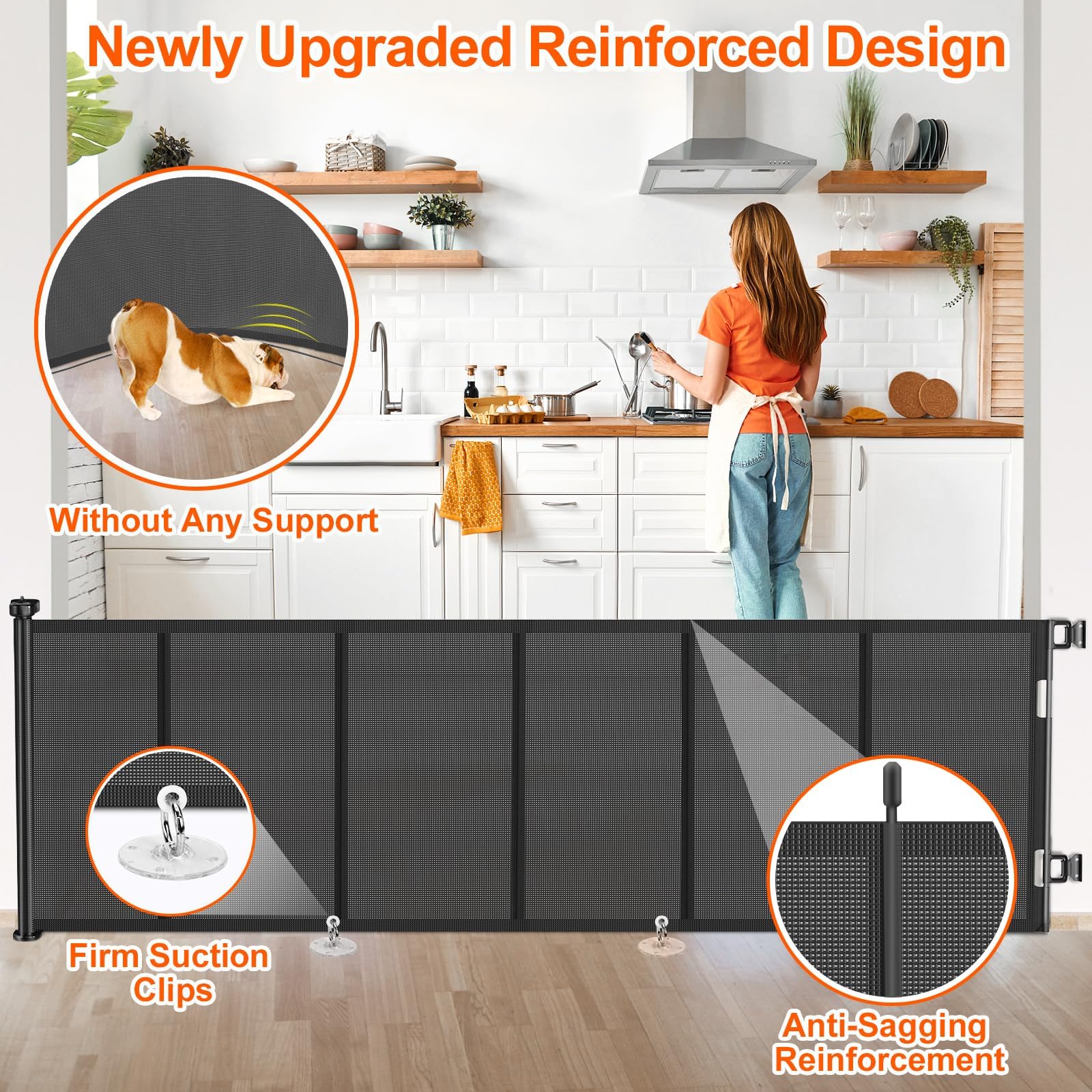 EZIGO reinforced design uses fiberglass rods to prevent under-gap crawling