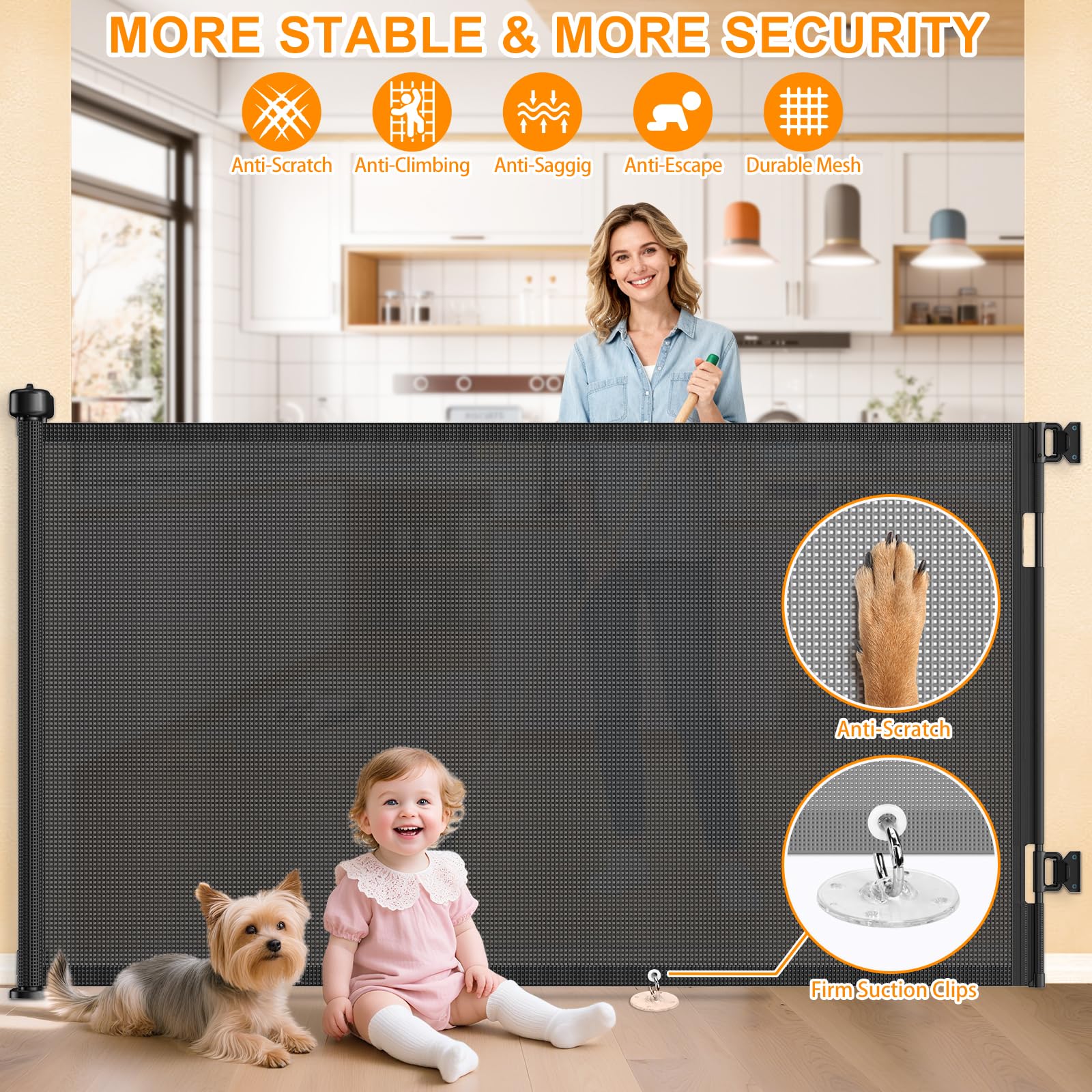 EZIGO safety lock and one-hand operation feature in use