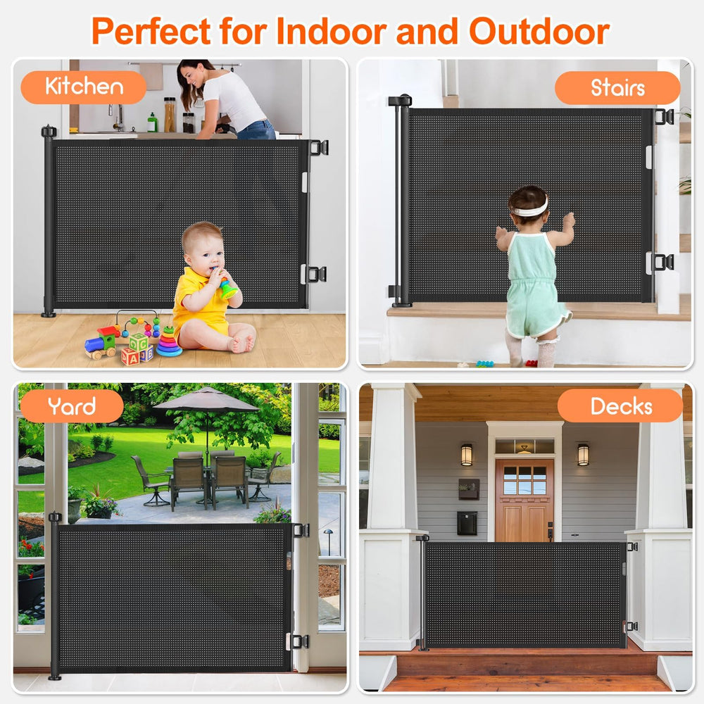 EZIGO spacious gate covers large openings, giving kids room to explore safely.