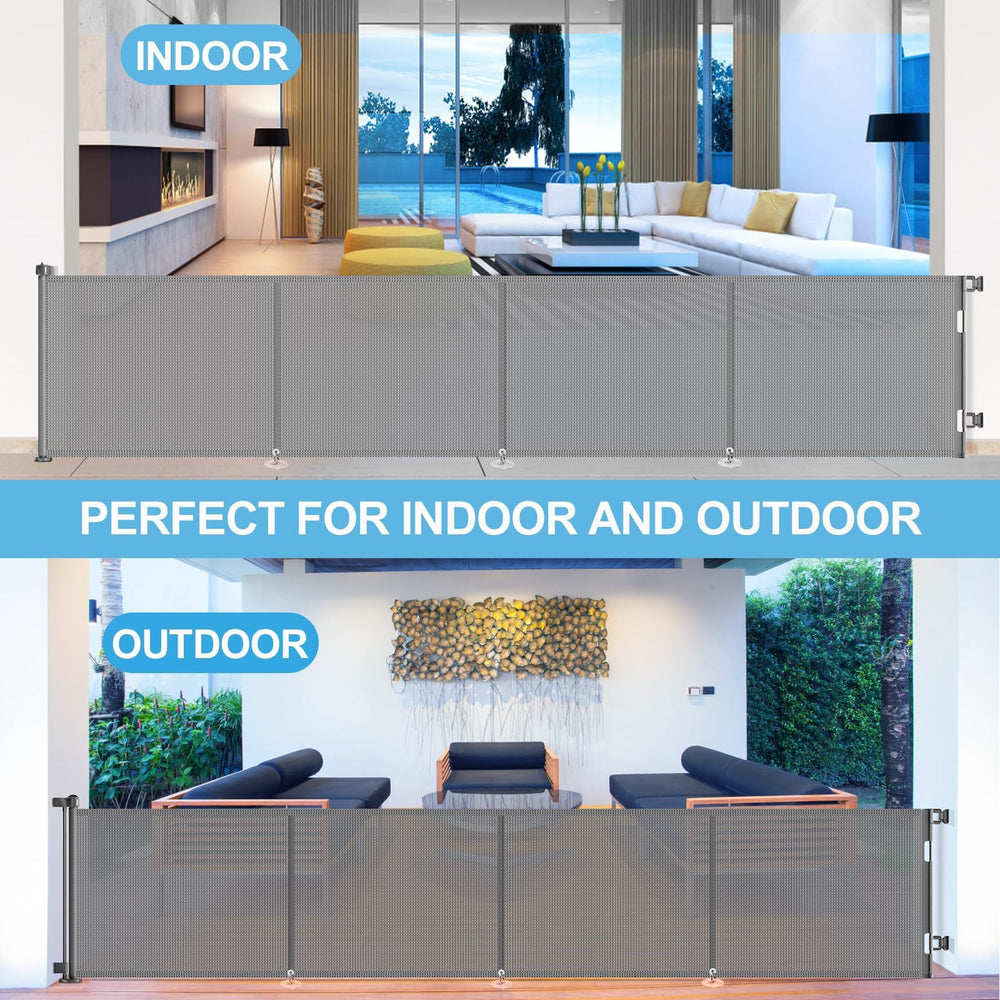 EZIGO wide installation across stairs and hallways for flexible space control.