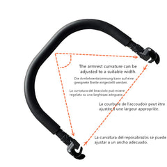 Ezkindheit bumper bar foam layer closeup shows cushioned comfort for little arms
