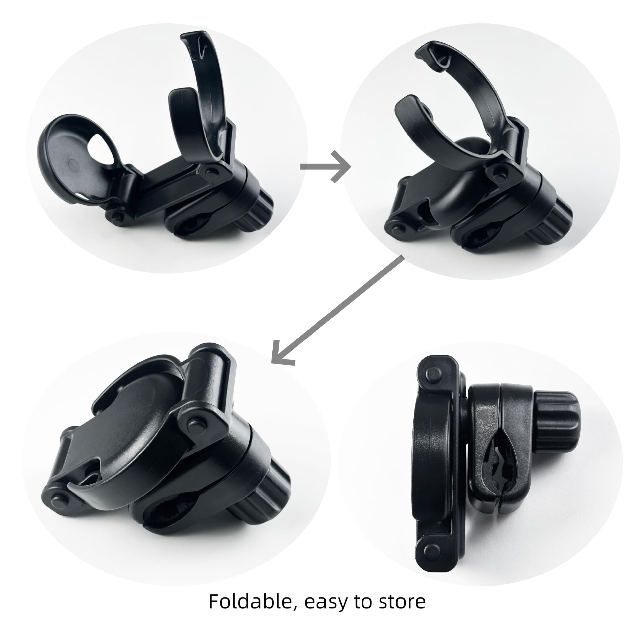 Ezkindheit cup holder with elastic grips holds bottles securely for outdoor use