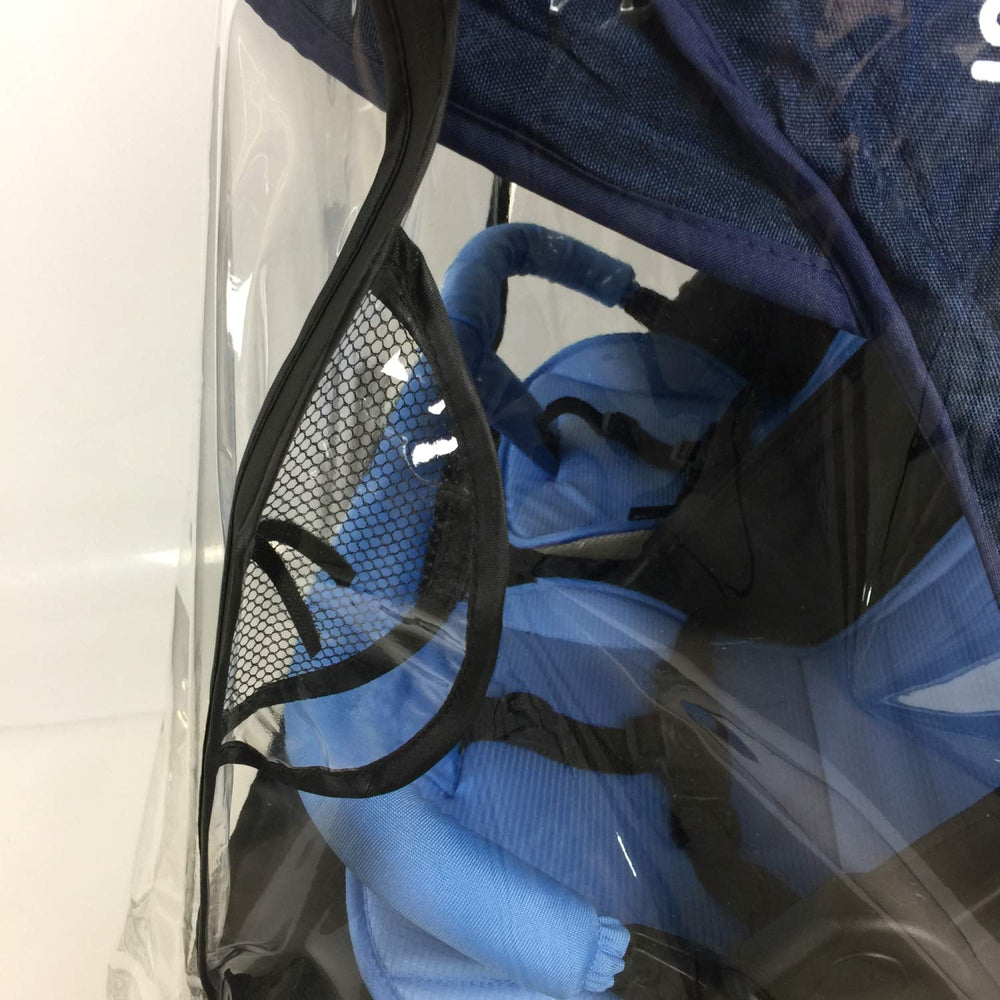 Ezkindheit rain cover back pockets enable easy item storage during outings