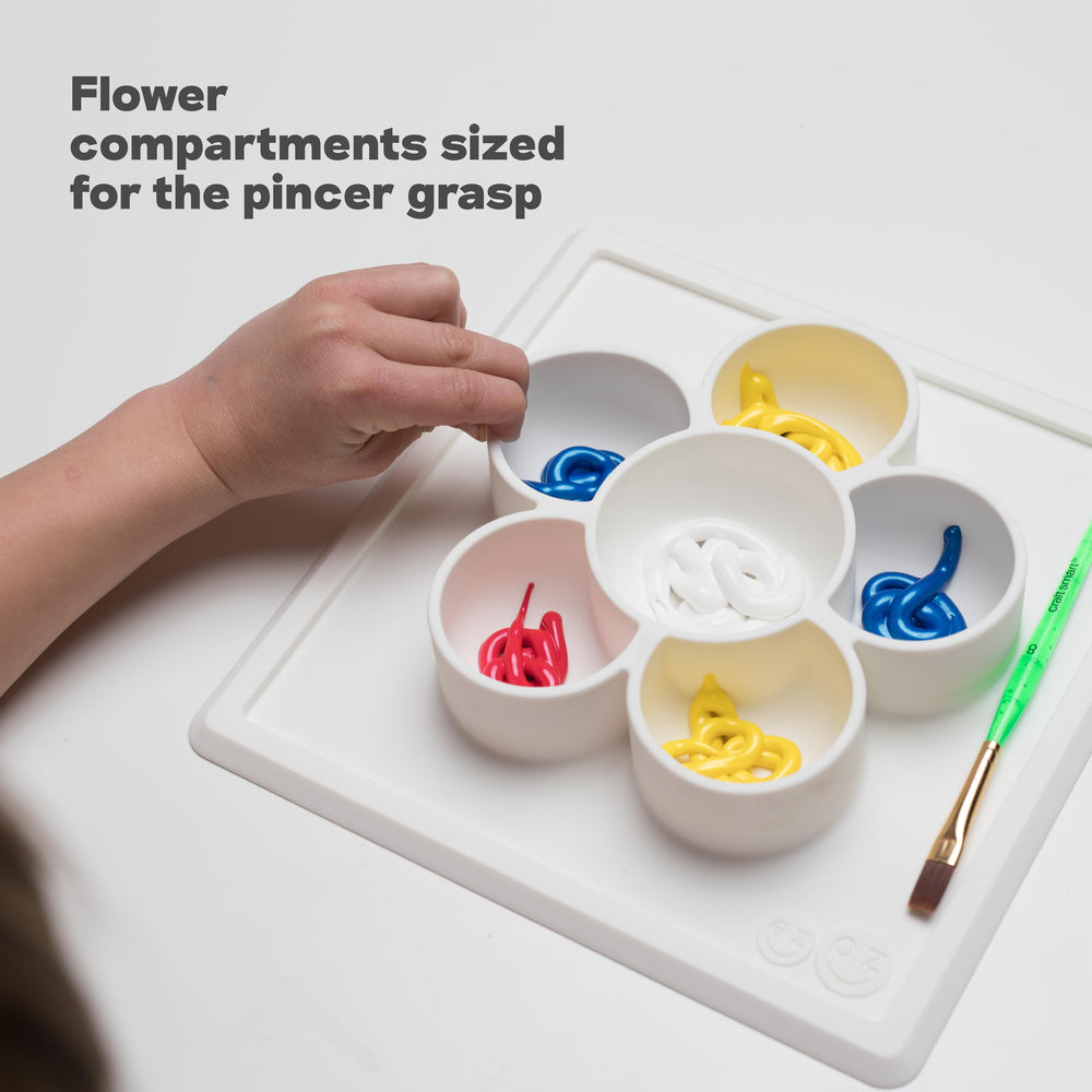 ezpz Mini Play Mat Sage microwave-safe for quick warm-ups