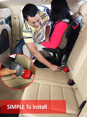 EZTOTZ BuckleShield side view highlights heavy duty ABS construction
