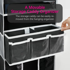 EZVERY movable diaper caddy attachment for convenient night-time diaper changes.