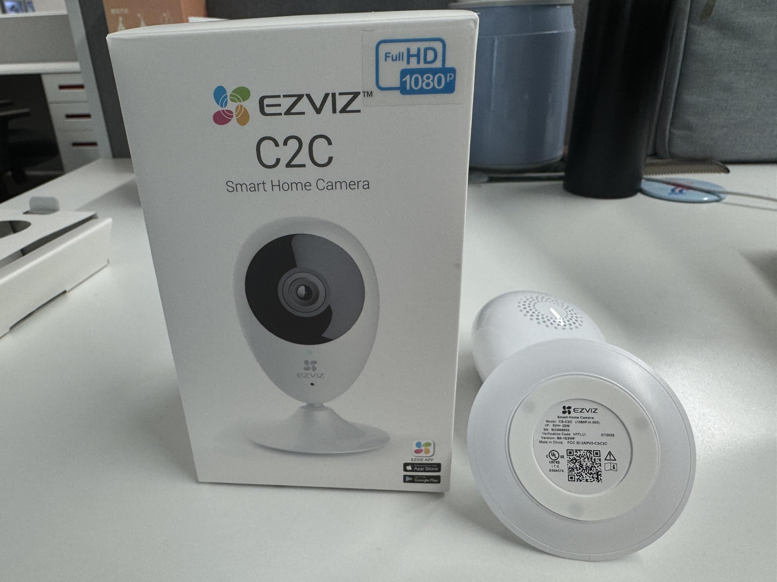 EZVIZ C2C cloud storage option secures footage with cloud access.
