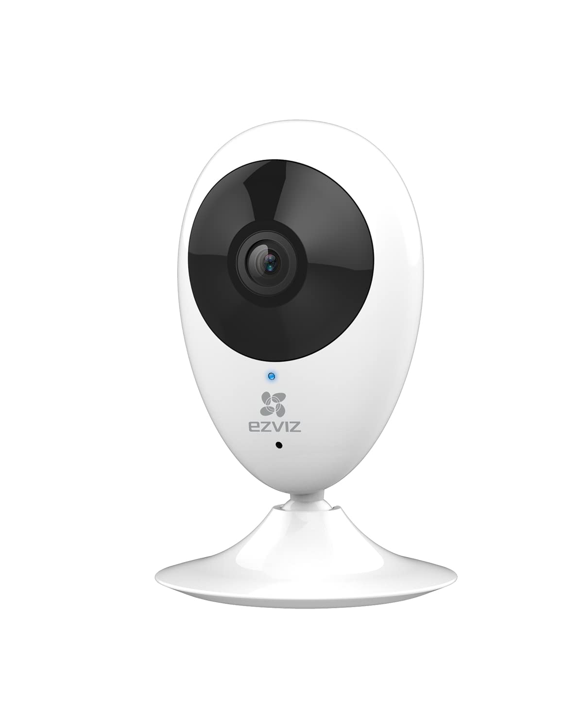 EZVIZ C2C wide 1080p video captures broad room views for comprehensive monitoring.